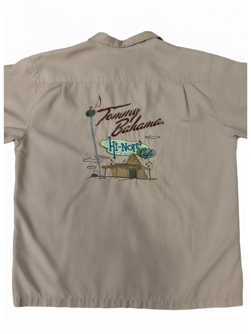 Vintage Tommy Bahama “Hi-Note Cafe” Camp Silk Shirt XXL